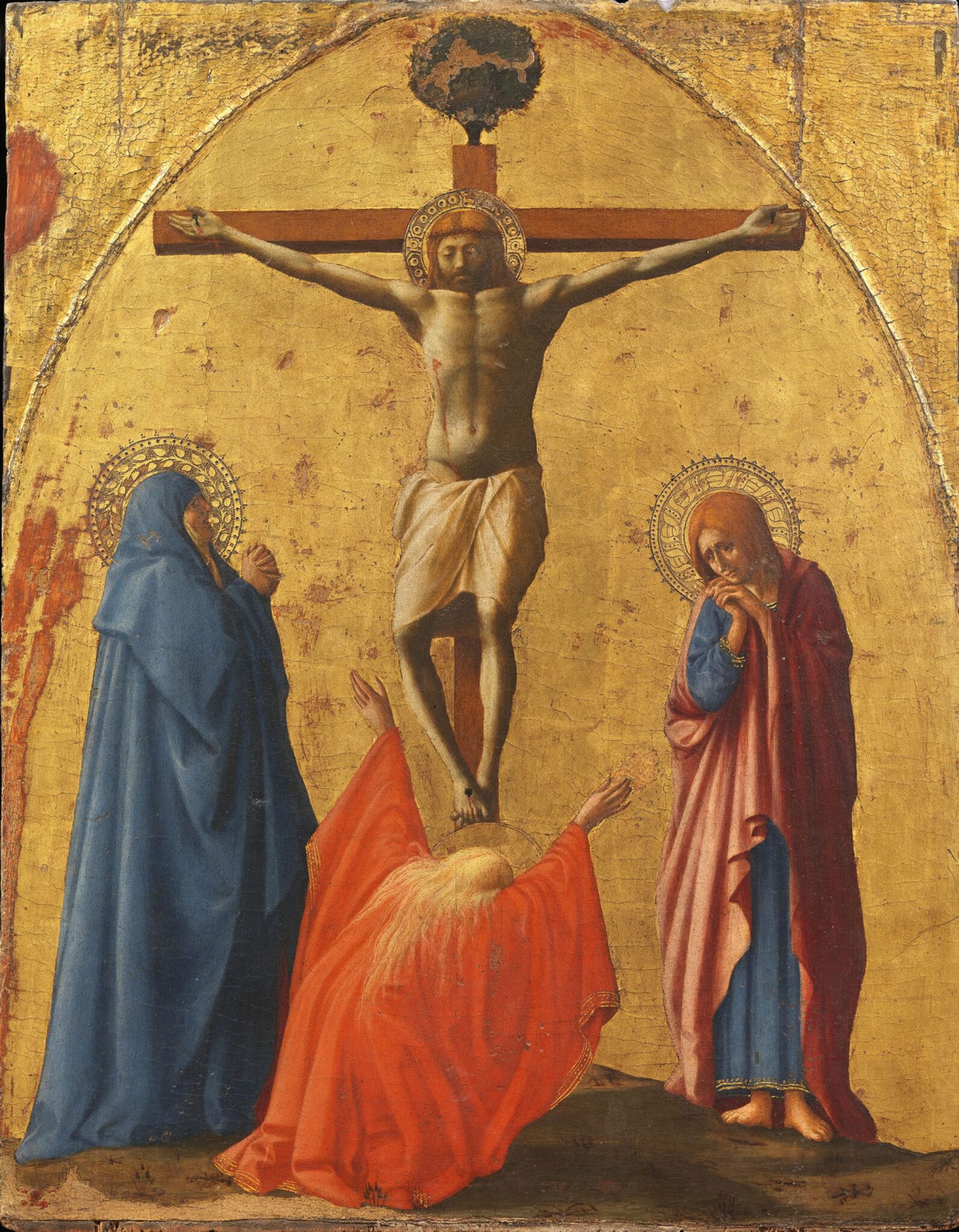 Masaccio Crocifissione 1426 tempera su tavola83×63 cm Napoli, Museo e Real Bosco di Capodimonte